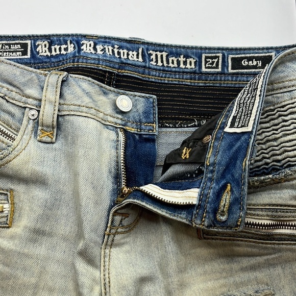 Rock Revival Moto Gaby Size 27 - Picture 16 of 16
